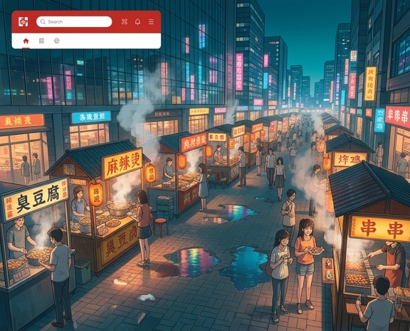 Tech Frenzy and Thriving Fast Food Scene in China